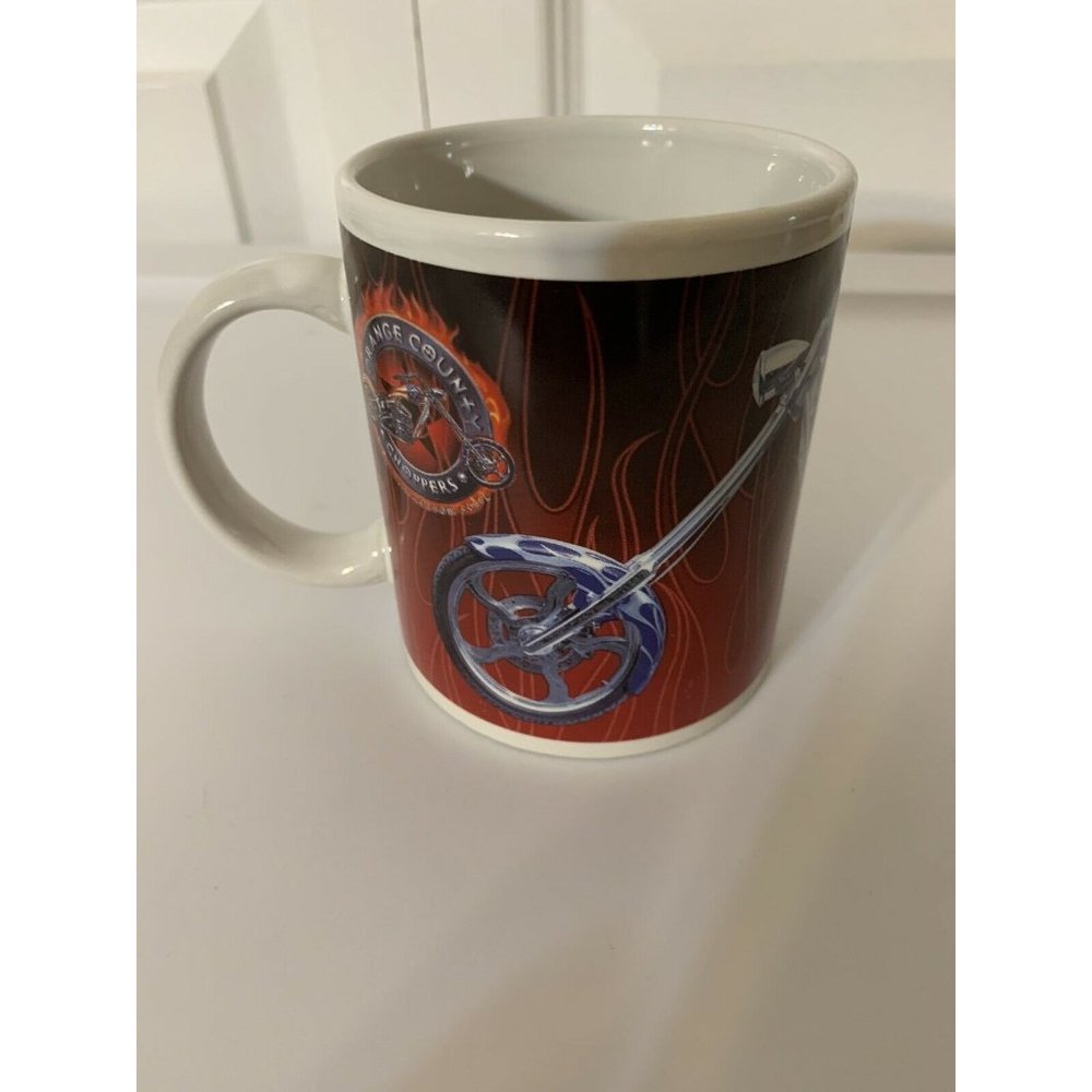 Orange‎ County Choppers Coffee Mug Cup 2004 Motorcycle Houston Harvest 31699
